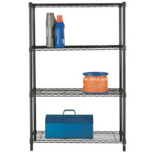 Epoxy Adjustable 4 Shelf Iron Storage Racks, NSF Approval